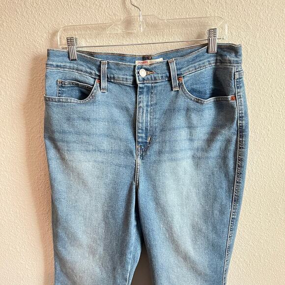 Levi Strauss Signature Heritage High Rise Flare Jeans Women's 14 Light Wash - Picture 3 of 8